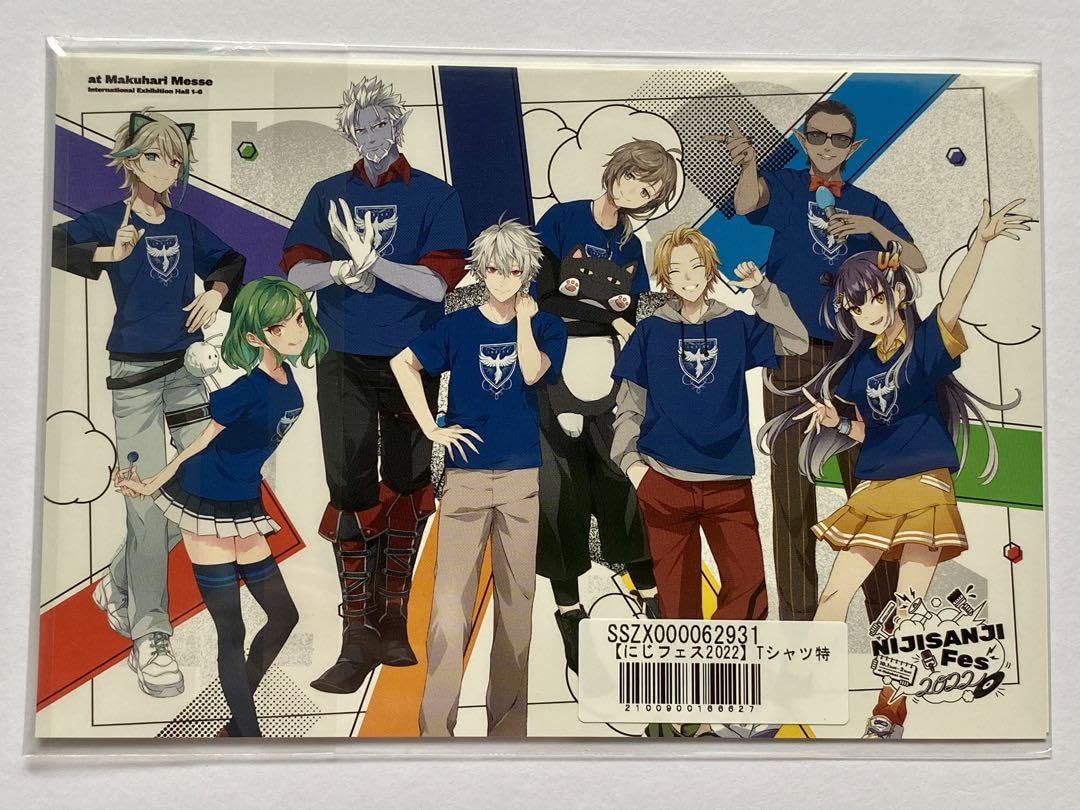 Amazon.co.jp: 【にじフェス2022tシャツインディゴ ポストカード
